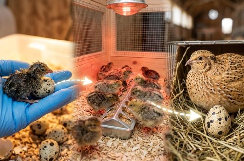 взросление перепела